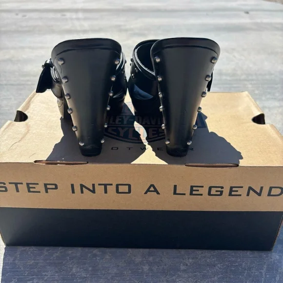Harley-Davidson Black Women's Heels - Picture 11 of 11